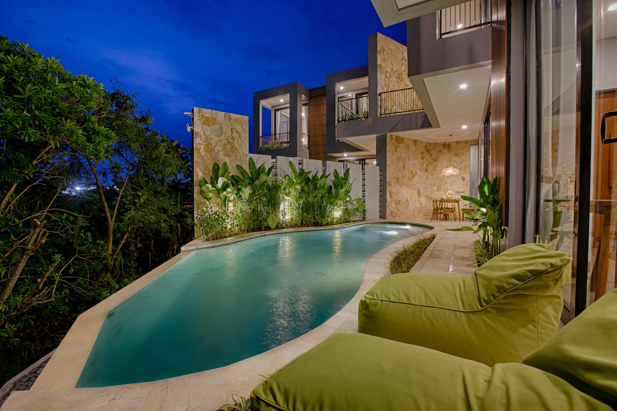 Padi Padi Villas 1 | Cozy 3BR Retreat in Pererenan