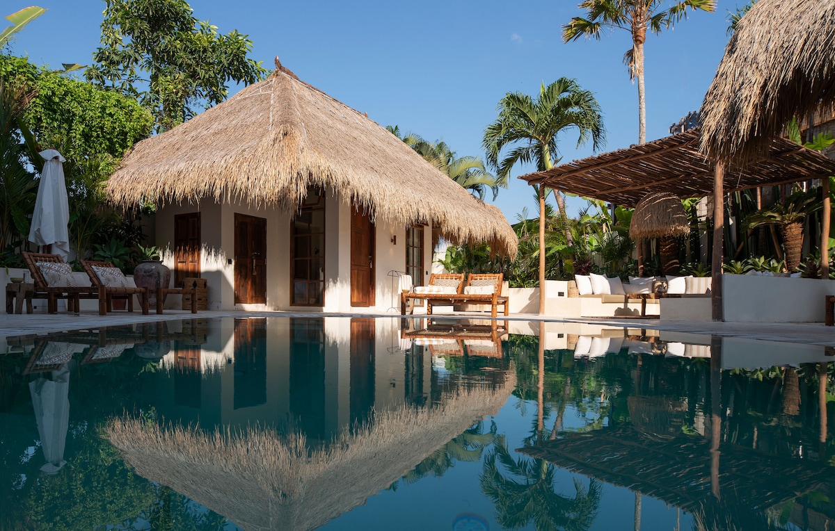 4 Bedroom Designer Bohemian Villa with Full Staff